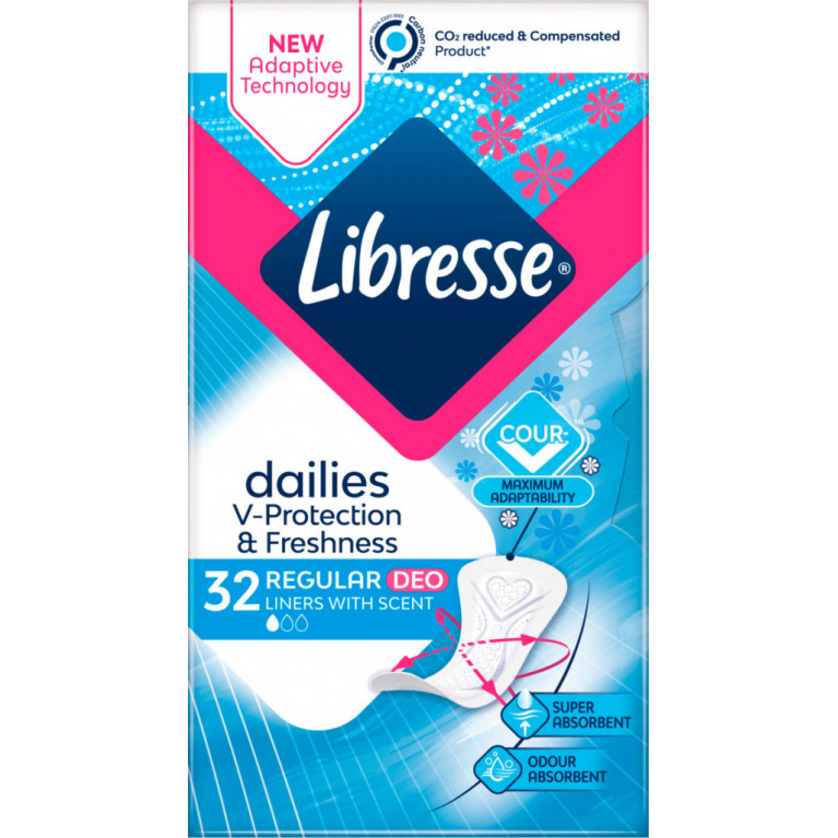 Либресс ежедневные прокладки дейлис регуляр №32