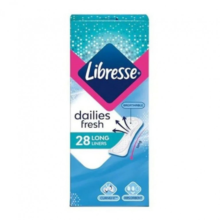 Либресс ежедневные прокладки дейлис лонг №28