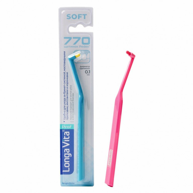 Лонга Вита зубная щетка монопучковая/0702/