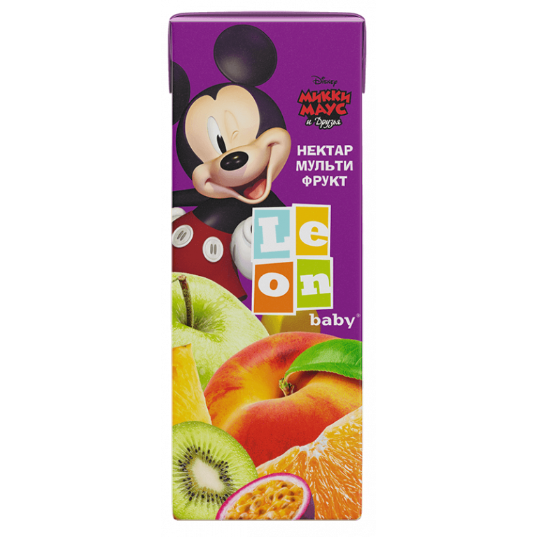 Леон беби сок микки маус 200 мл/мультифрукт/
