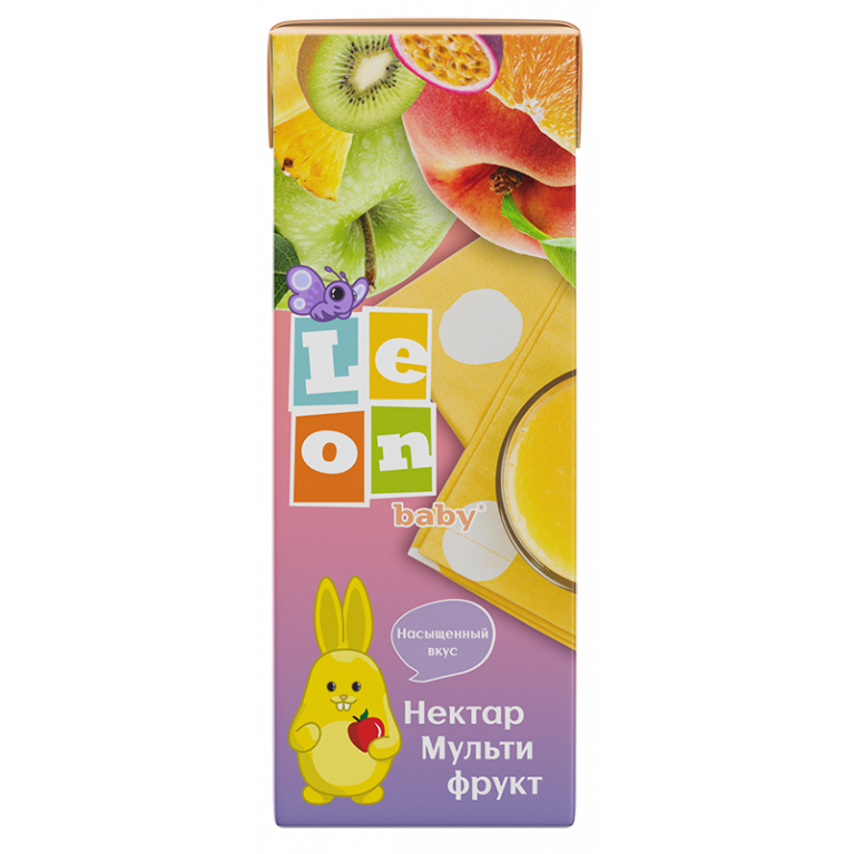 Леон беби сок 200 мл/мультифрукт/