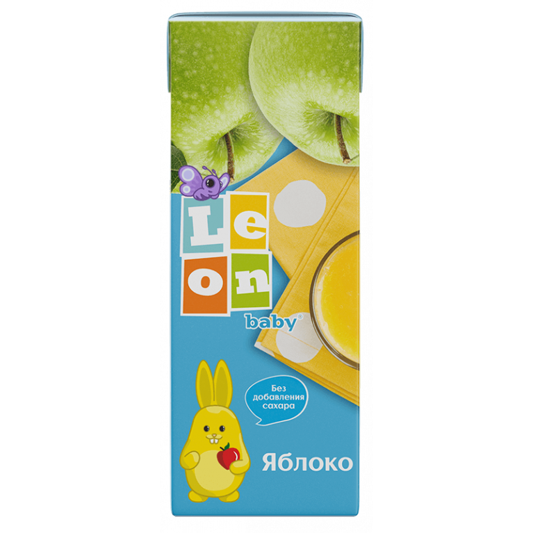 Леон беби сок 200 мл/яблочный/