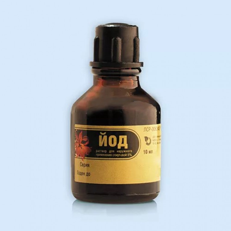 Йода настойка 5% 10 мл/бифарм/
