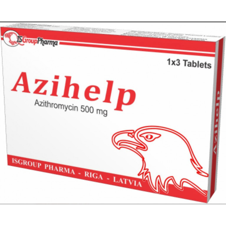 Азихелп таблетки 500 мг №3
