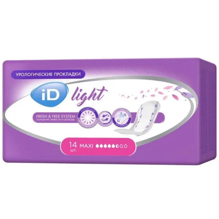 Айди лайт прокладки урологические макси №14
