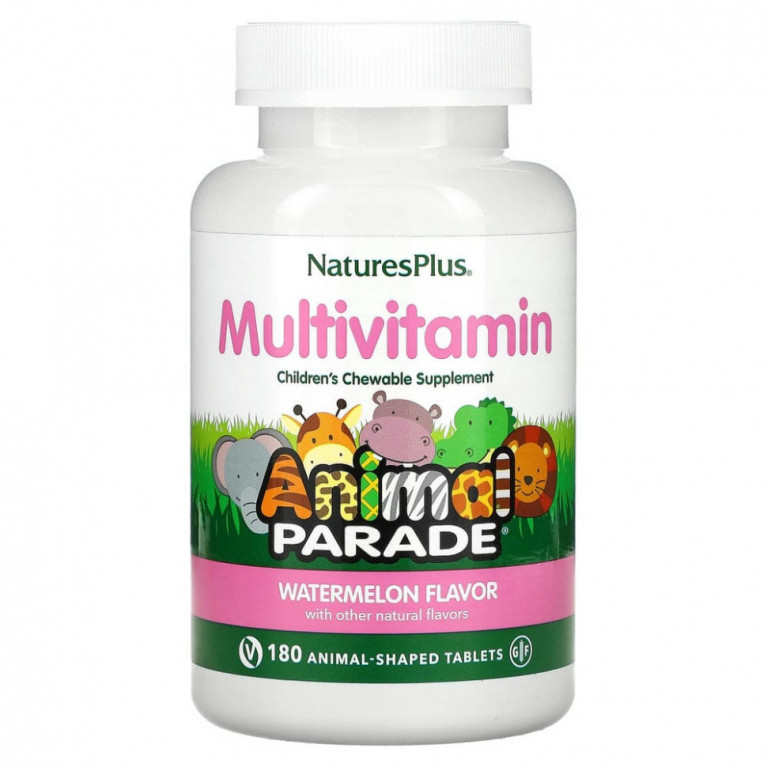 Айхерб энимал парад мультивитамин Арбуз таблетки №180