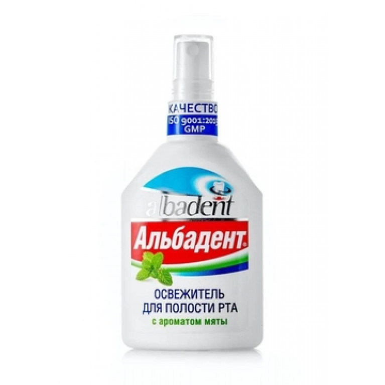Альбадент освежитель для полости рта 35 мл/мята/