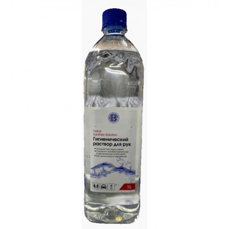Антисептический раствор для рук 1л/алэма/