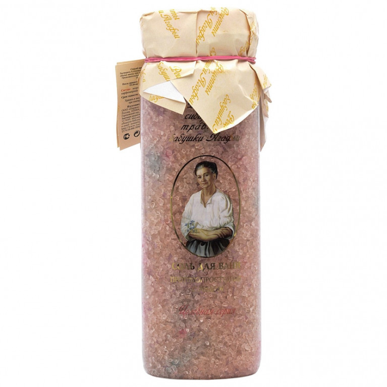 Аптечка Агафьи соль для ванн противопростудная с медом 800 г