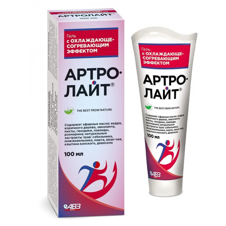 Артролайт гель с охлаждающе-согревающим эффектом 100 мл