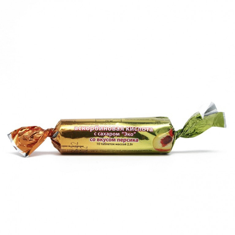 Аскорбиновая кислота закрутка №10/персик//Экотекс/