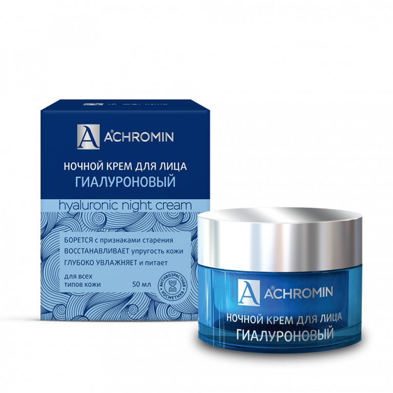 Ахромин анти-эйдж гиалуроновый крем ночной 50 мл
