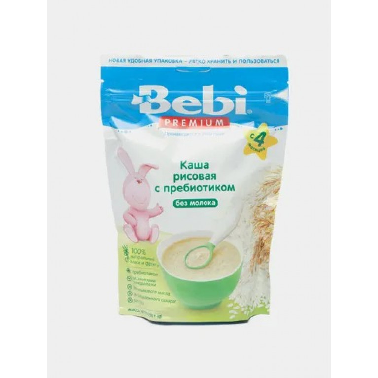 Беби премиум каша безмолочная 200 г/рисовая/