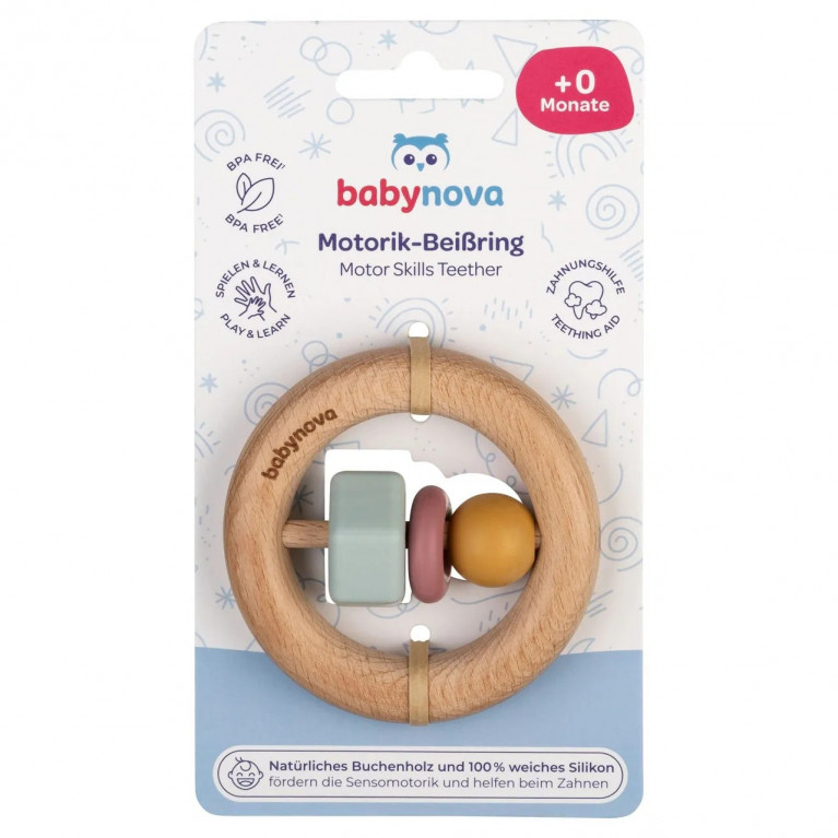 Бейби нова прорезыватель деревянный /31157/