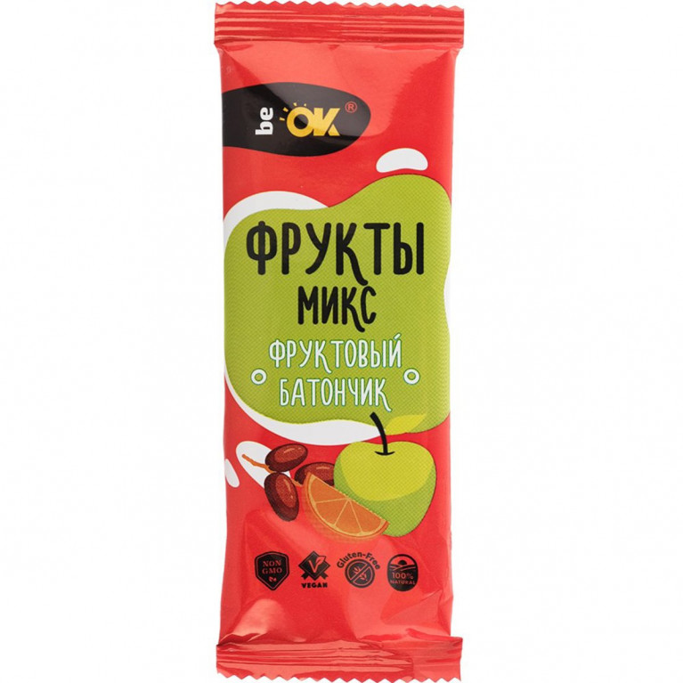 Батончик фруктовый 30 г/би ок/