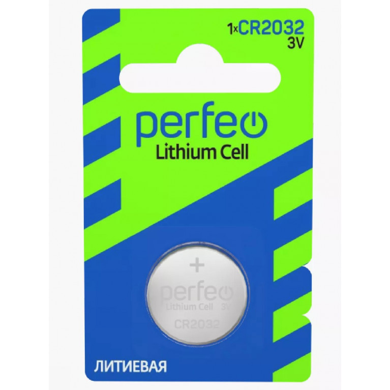 Батарейки перфео литиевый элемент питания CR2032