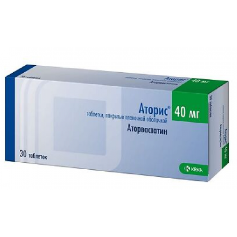 Аторис таблетки 40 мг №30