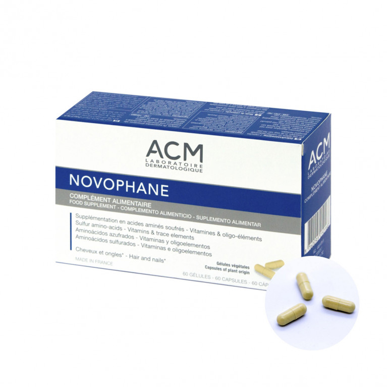 АСМ Новофейн капсулы против выпадения волос №60