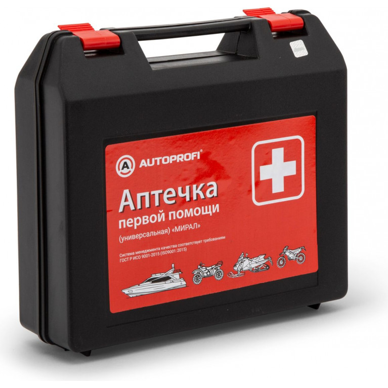 Аптечка первой помощи в пластик футляре 