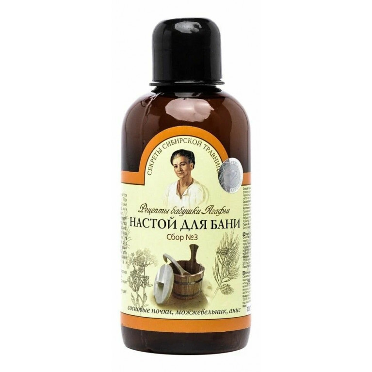 Аптечка Агафьи настой для бани сбор №3 250 мл