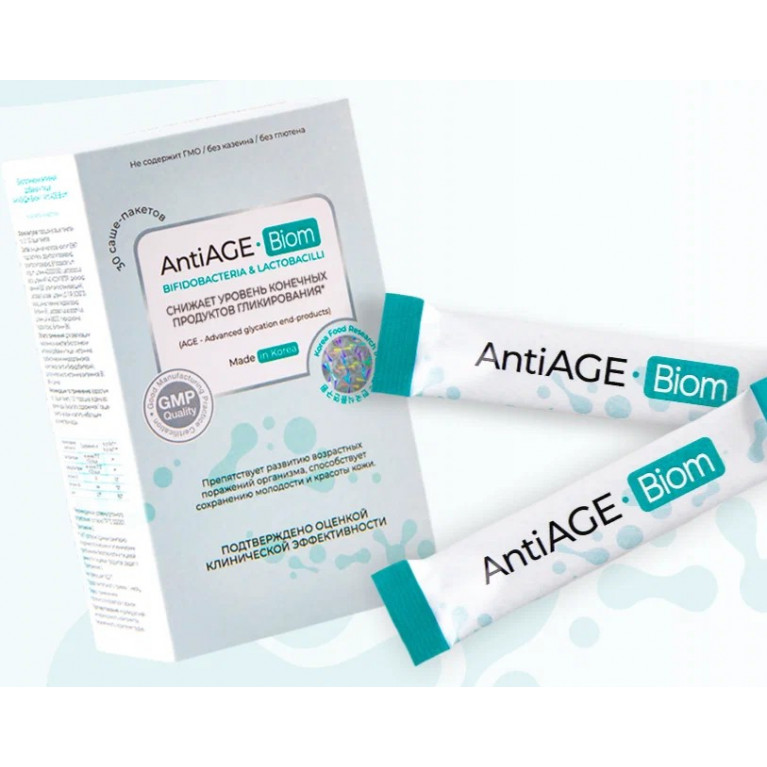 Анти-эйдж Биом бифидо и лакто 1,5г №30