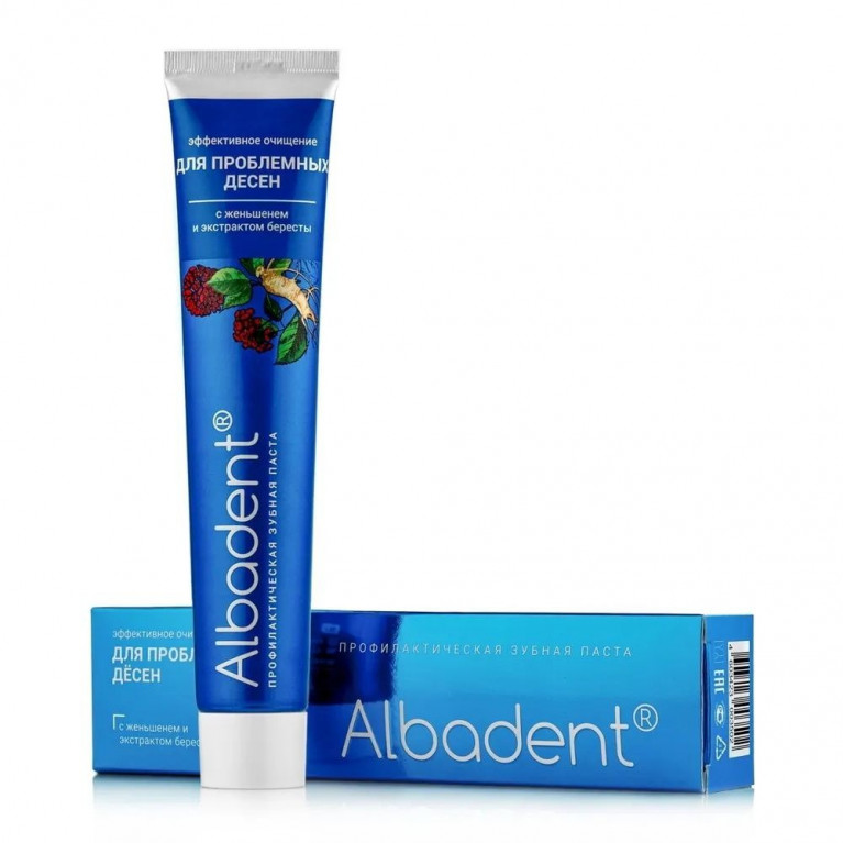 Альбадент зубная паста для проблемных десен 95 г