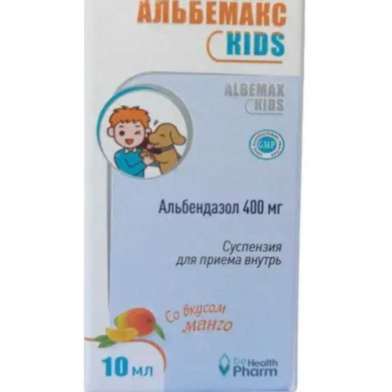 Альбемакс кидс суспензия 400 мг 10мл/со вкусом манго/