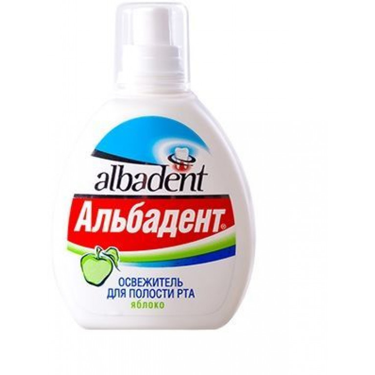 Альбадент освежитель для полости рта 35 мл/яблоко/
