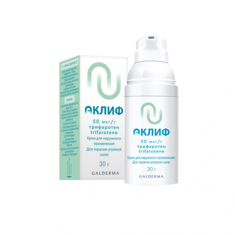Аклиф крем 50 мкг/г 30 г