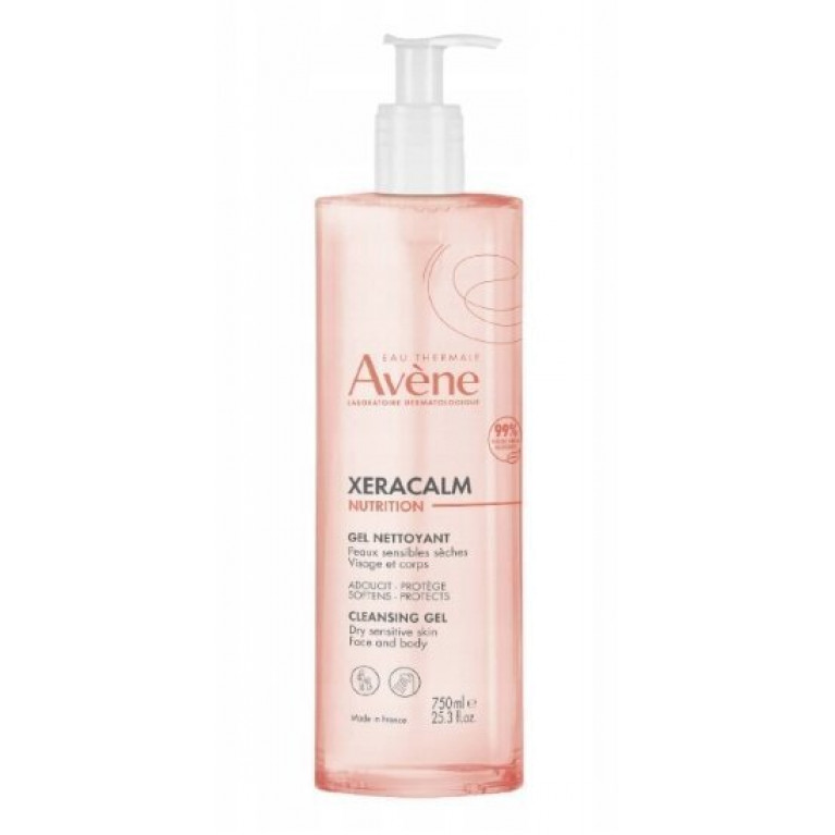 Авене Ксеракалм очищающий гель легкий питательный 750 мл