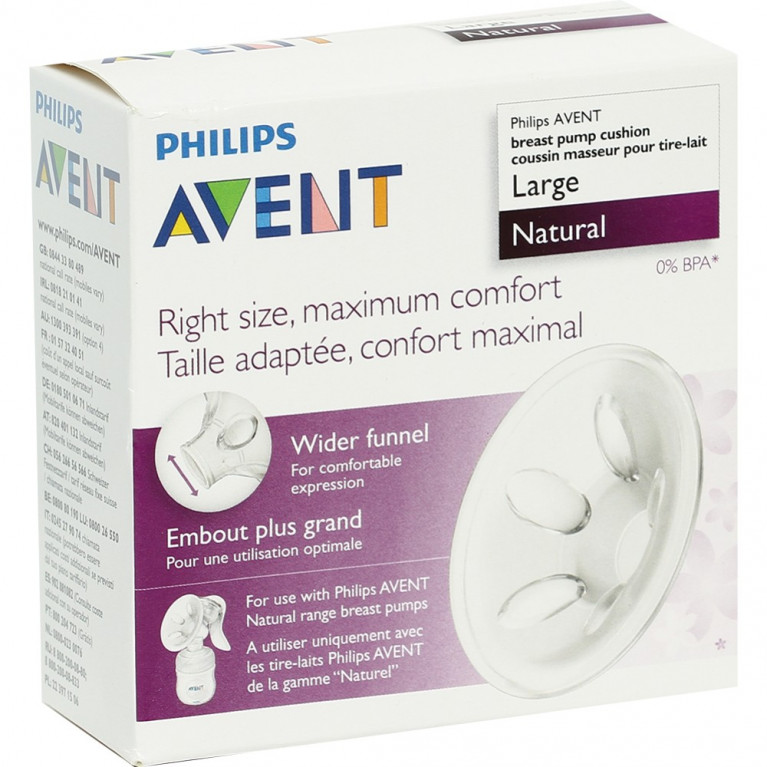 Авент насадка массажная большая для молокоотсоса