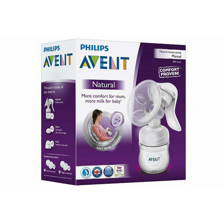Авент молокоотсос ручной/3969/