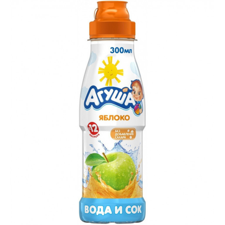 Агуша вода и сок 300 мл