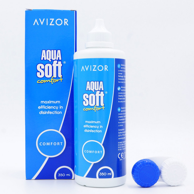 Авизор аквасофт комфорт раствор для линз 350 мл