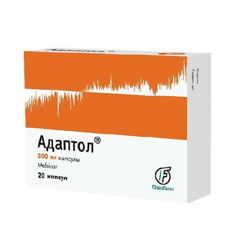 Адаптол капсулы 300 мг №20 