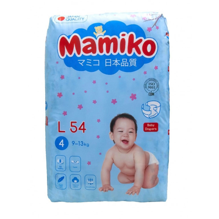 Мамико подгузники L 9-13 кг №54