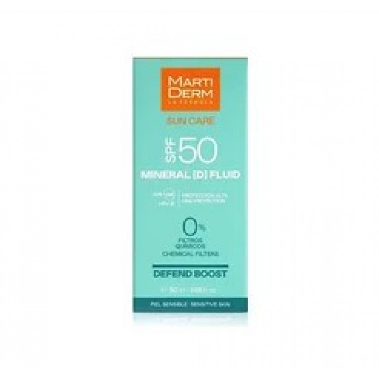 Мартидерм флюид солнцезащитный SPF50+ 50мл/минерал для чувствительной кожи/