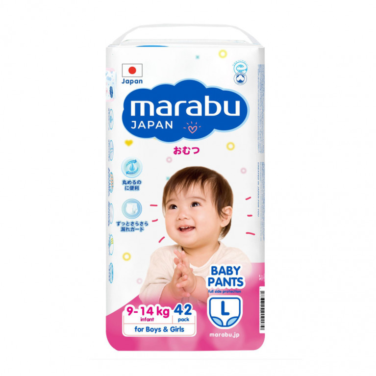 Марабу подгузники-трусики размер L 9-14 кг №42