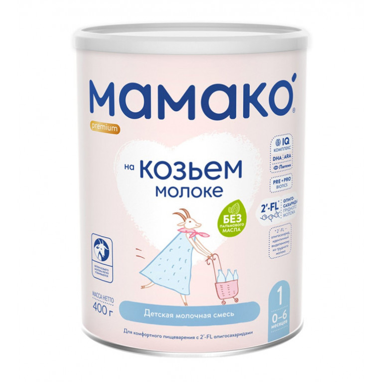 Мамако смесь 1 на козьем молоке 400 г