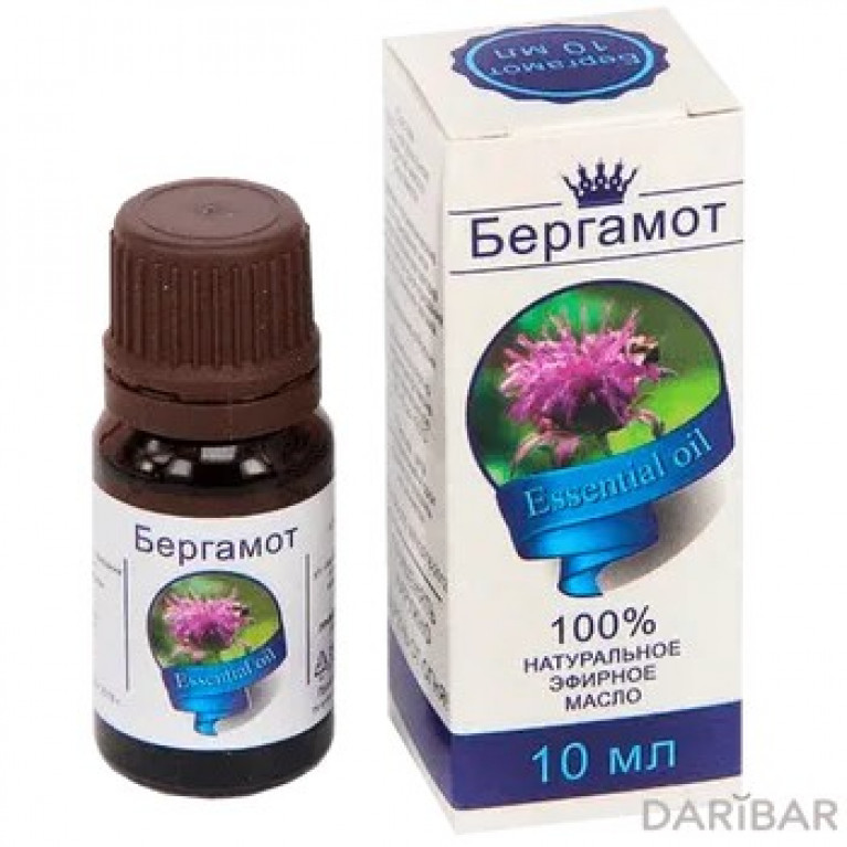 Масло бергамот 10 мл /сибирь намедоил/