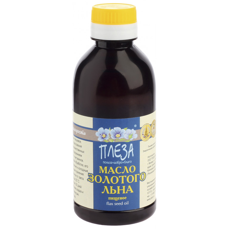 Масло Золотого льна  250 мл/Плеза/