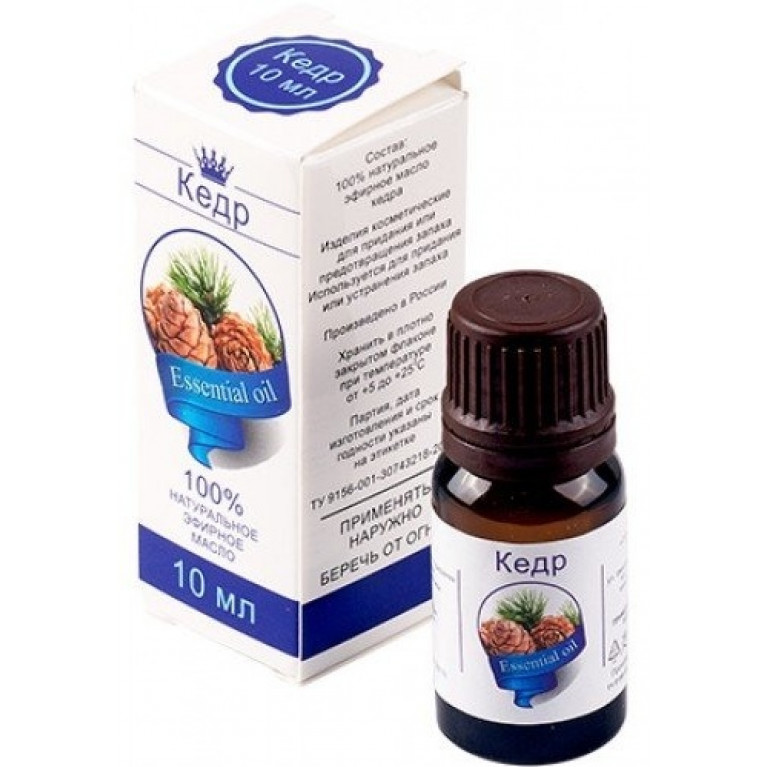 Масло кедра 10 мл/сибирь намедойл/