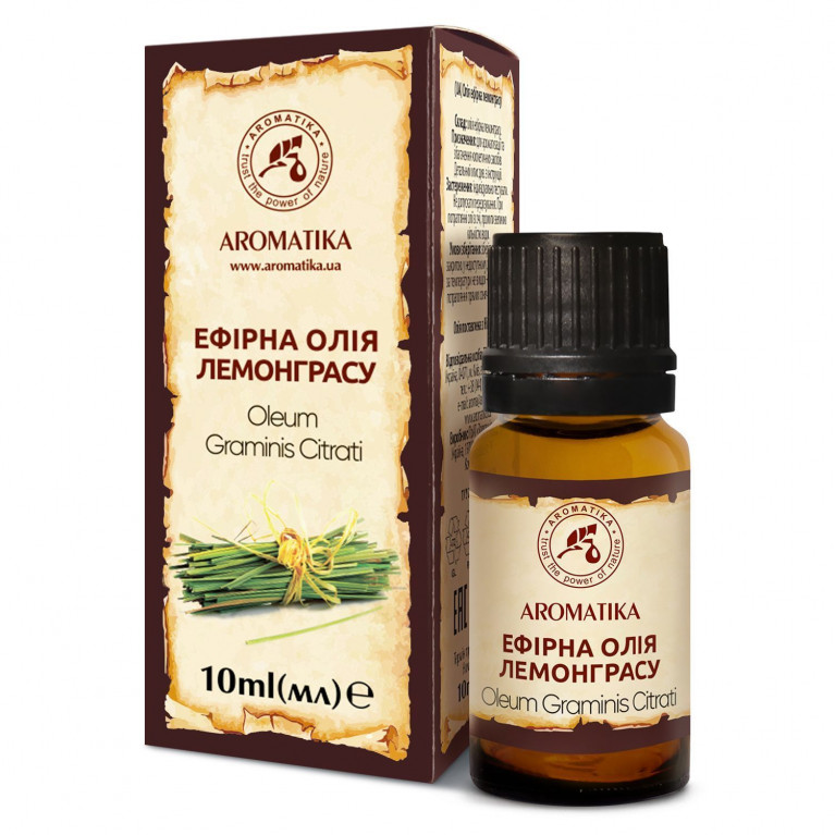 Масло лемонграсса 10 мл/ароматика/