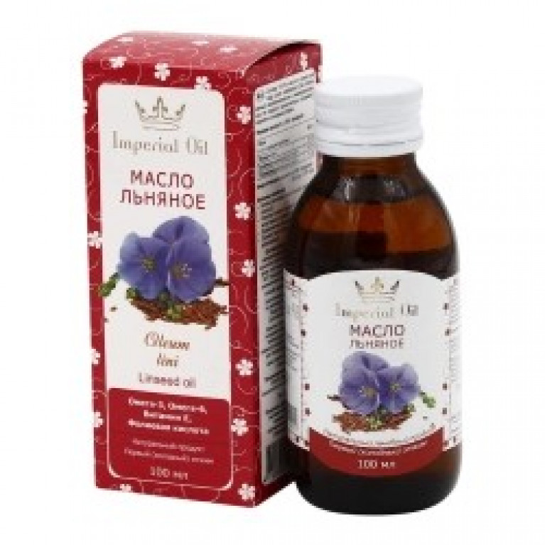 Масло льняное 50 мл/Империал Ойл/