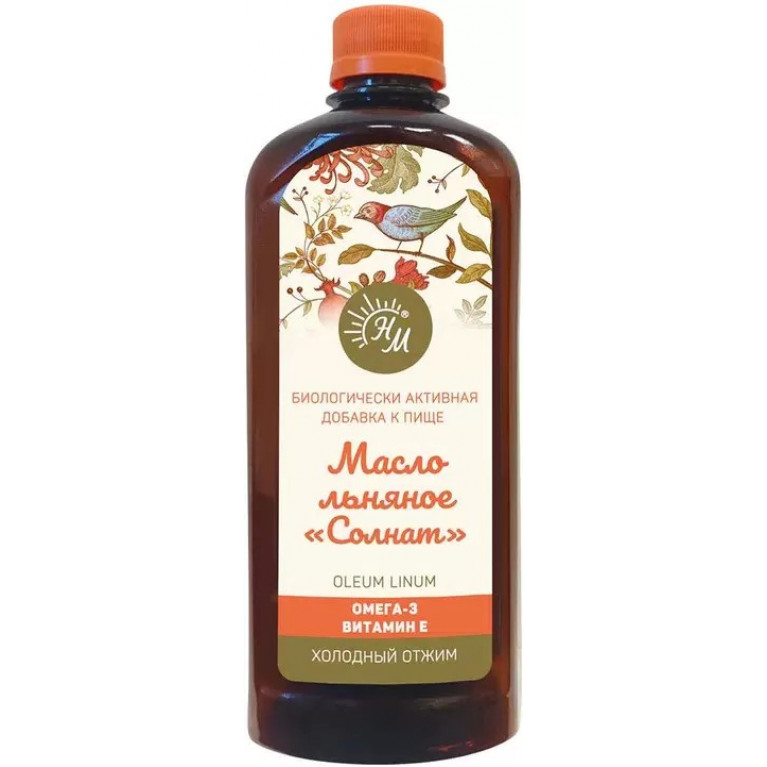 Масло льняное 100% 100 мл/солнат /