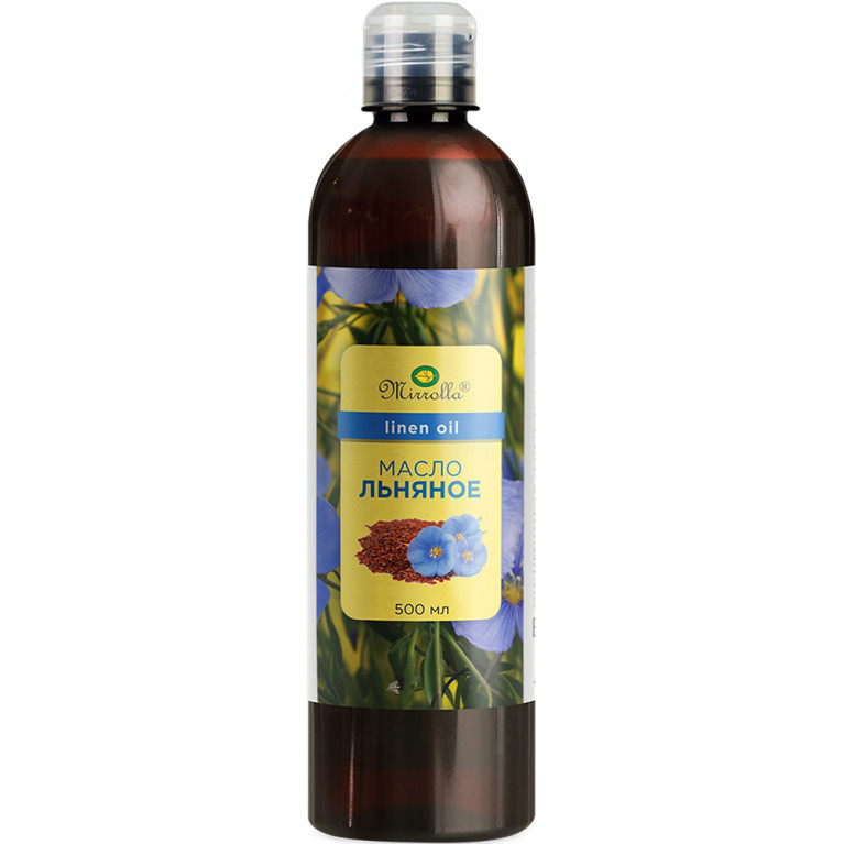 Масло льняное 500мл/мирролла/