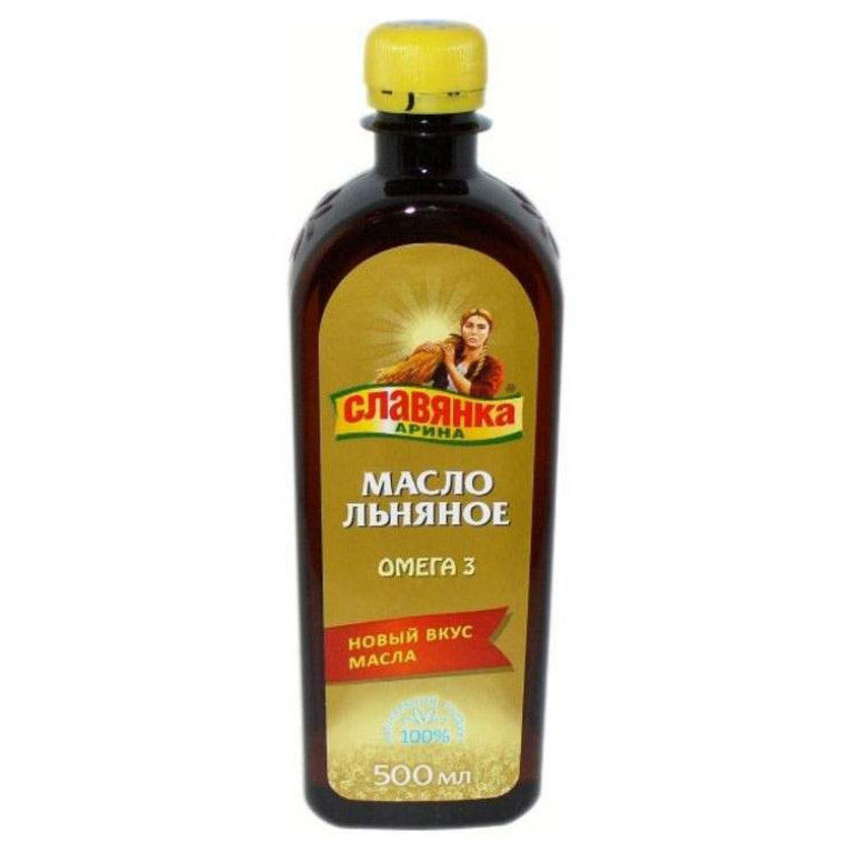 Масло льняное 500 мл/славянка арина/