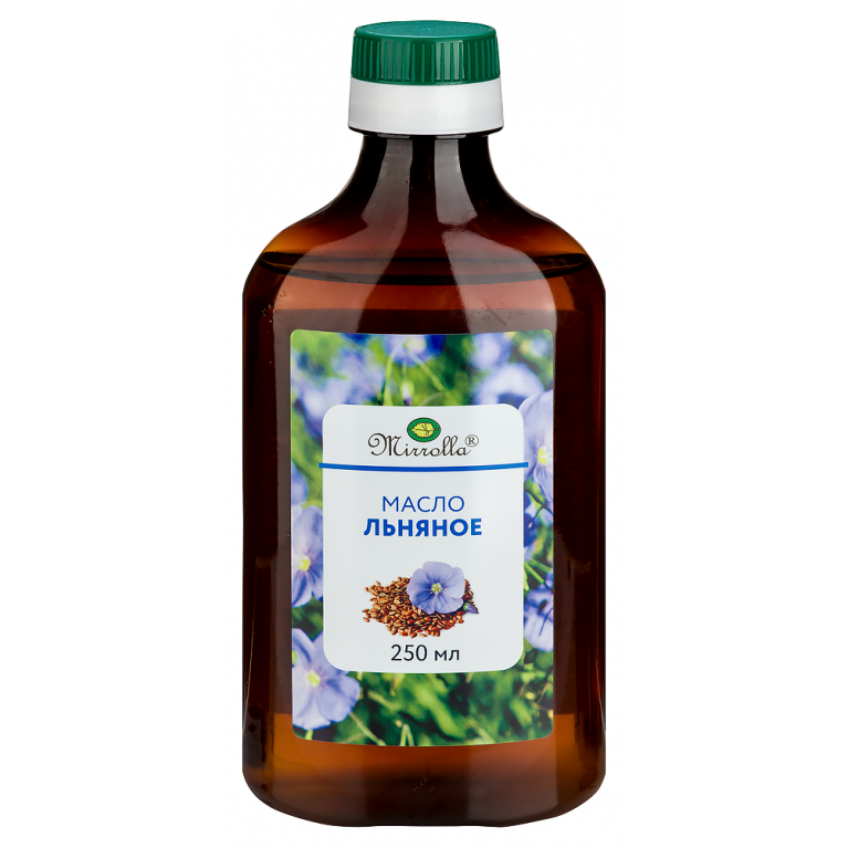 Масло льняное 250 мл/миролла/