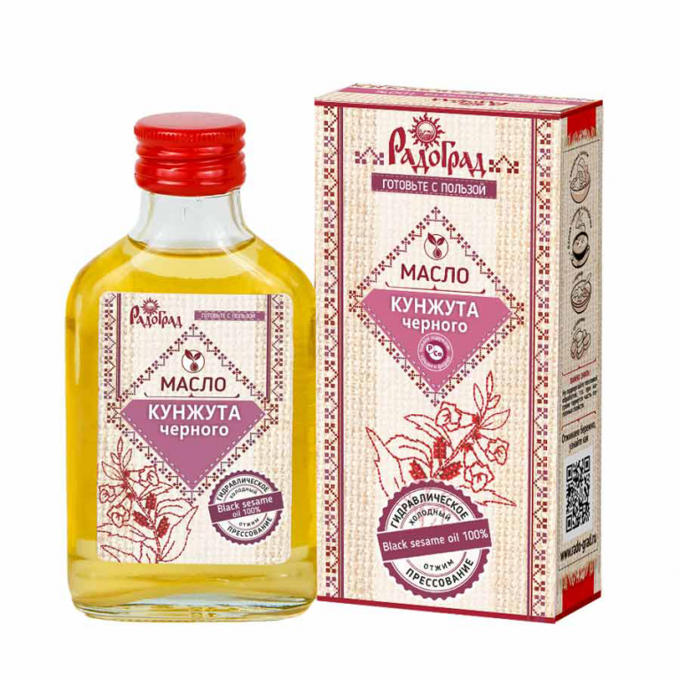 Масло кунжута черного 100 мл/радоград/