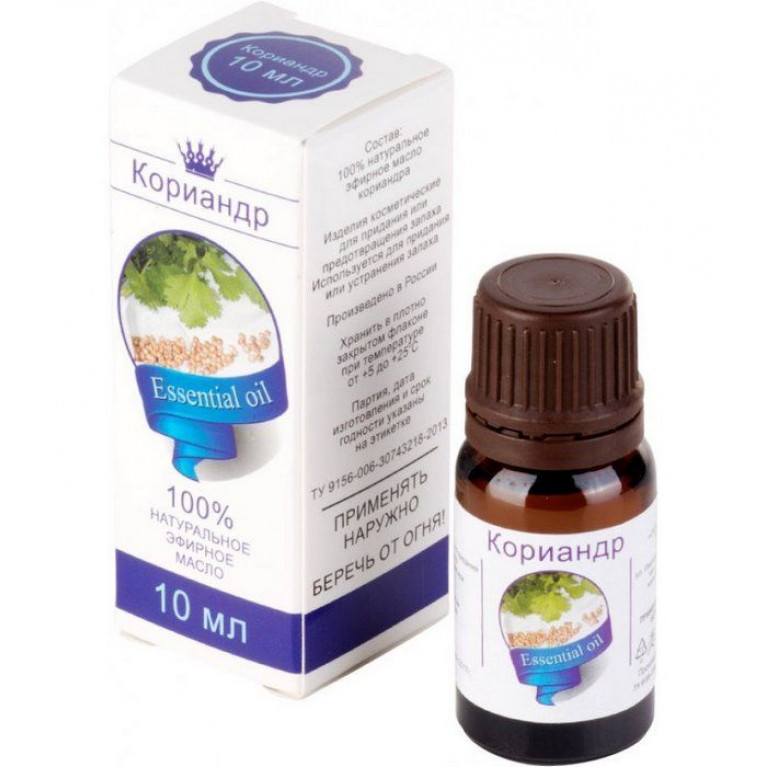Масло кориандра 10 мл/сибирь намедойл/